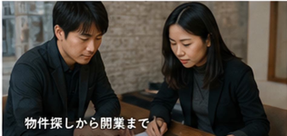 日中担当者による店舗計画